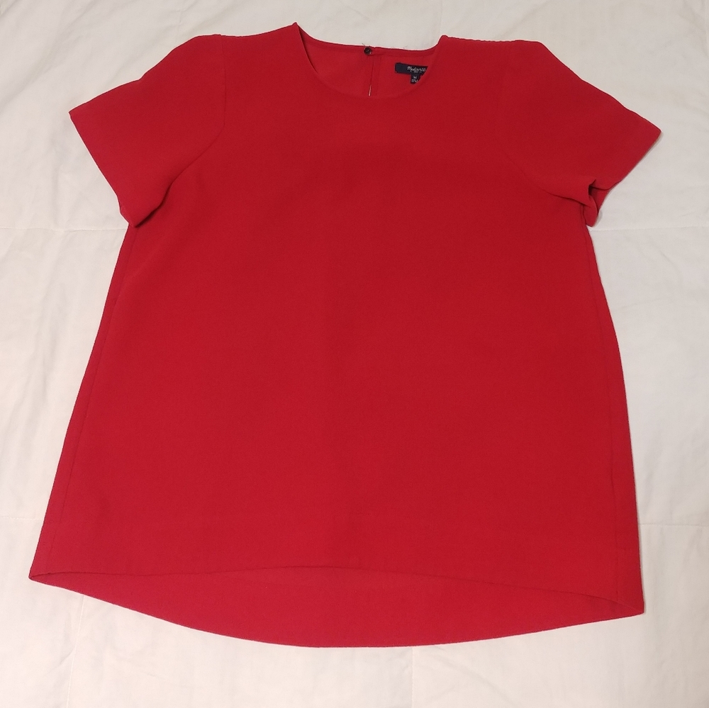 Madewell Red Blouse